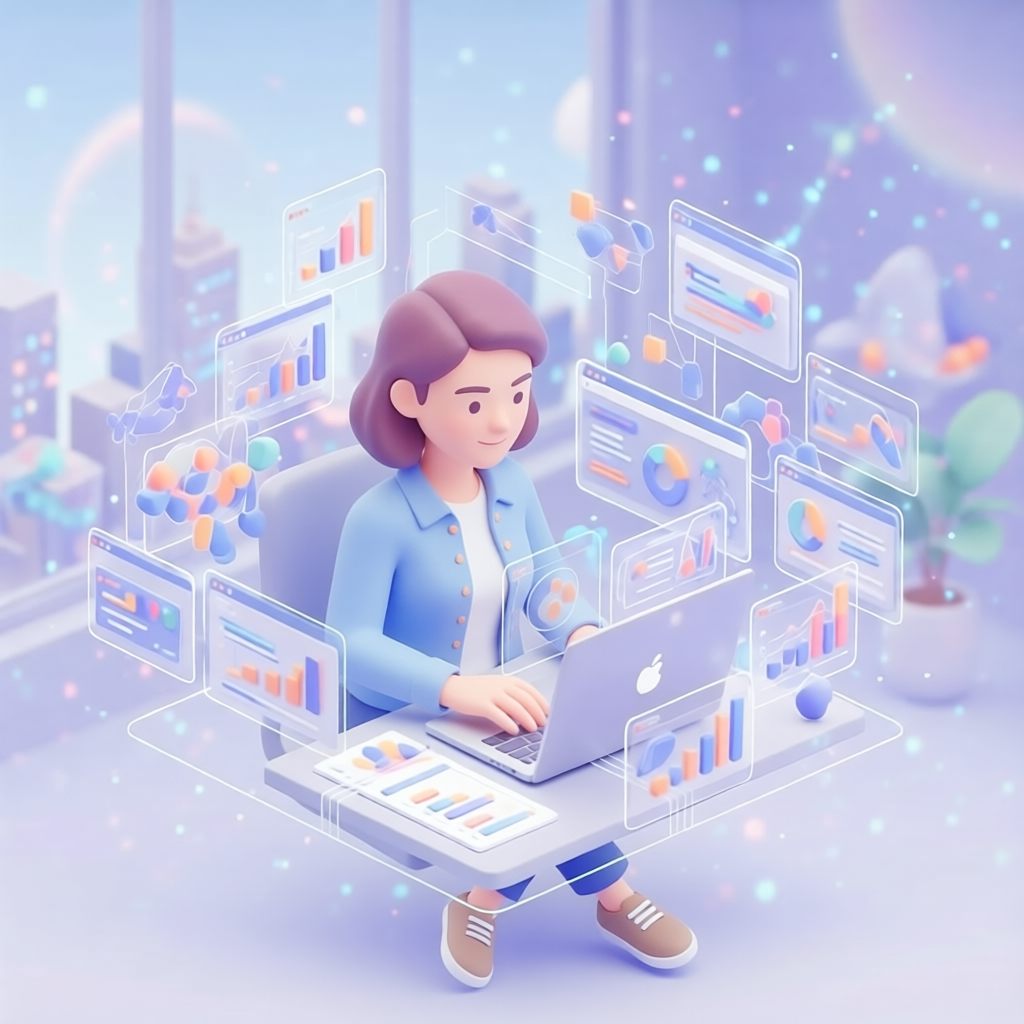 Marketing manager illustration